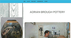 Desktop Screenshot of adrianbroughpottery.co.uk