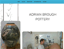 Tablet Screenshot of adrianbroughpottery.co.uk